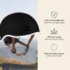 image:imageRetrospec Remi Kids Bike Helmet with Builtin Sun Visor  Adjustable Youth amp Toddler Safety Gear for Cycling Skating amp Scooters  11 Air Vents Washable Padding amp Reflective StrapsMatte Black