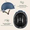 image:imageRetrospec Remi Kids Bike Helmet with Builtin Sun Visor  Adjustable Youth amp Toddler Safety Gear for Cycling Skating amp Scooters  11 Air Vents Washable Padding amp Reflective StrapsMatte Navy