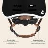 image:imageRetrospec Remi Kids Bike Helmet with Builtin Sun Visor  Adjustable Youth amp Toddler Safety Gear for Cycling Skating amp Scooters  11 Air Vents Washable Padding amp Reflective StrapsMatte Black
