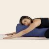 image:imageRetrospec Retrospec Sequoia Rectangular Yoga Bolster Pillow  Meditation Cushion for Yoga Practices  Includes Machine Washable 100 Cotton Cover amp Durable Carry HandleMIdnight
