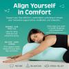 image:imageRetrospec Retrospec Sequoia Rectangular Yoga Bolster Pillow  Meditation Cushion for Yoga Practices  Includes Machine Washable 100 Cotton Cover amp Durable Carry HandleMulberry