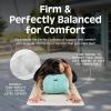 image:imageRetrospec Retrospec Sequoia Rectangular Yoga Bolster Pillow  Meditation Cushion for Yoga Practices  Includes Machine Washable 100 Cotton Cover amp Durable Carry HandleMIdnight