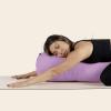 image:imageRetrospec Retrospec Sequoia Rectangular Yoga Bolster Pillow  Meditation Cushion for Yoga Practices  Includes Machine Washable 100 Cotton Cover amp Durable Carry HandleWisteria
