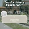 image:imageRetrospec Retrospec Sequoia Yoga Bolster Pillow  Meditation Cushion for Yoga Practices  Includes Machine Washable 100 Cotton Cover amp Durable Carry HandleOatmeal