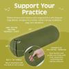 image:imageRetrospec Retrospec Sequoia Yoga Bolster Pillow  Meditation Cushion for Yoga Practices  Includes Machine Washable 100 Cotton Cover amp Durable Carry HandleBasil
