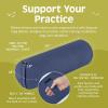 image:imageRetrospec Retrospec Sequoia Yoga Bolster Pillow  Meditation Cushion for Yoga Practices  Includes Machine Washable 100 Cotton Cover amp Durable Carry HandleMIdnight