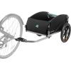 image:imageRetrospec Rover Hauler Bike Cargo Trailer  Foldable Frame with WeatherResistant Fabric amp 80lb Capacity  Universal Bike Trailer for 2029in Wheels  Includes Safety Flag amp DRing AnchorsBlue Ridge