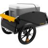 image:imageRetrospec Rover Hauler Bike Cargo Trailer  Foldable Frame with WeatherResistant Fabric amp 80lb Capacity  Universal Bike Trailer for 2029in Wheels  Includes Safety Flag amp DRing AnchorsSun