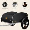 image:imageRetrospec Rover Hauler Bike Cargo Trailer  Foldable Frame with WeatherResistant Fabric amp 80lb Capacity  Universal Bike Trailer for 2029in Wheels  Includes Safety Flag amp DRing AnchorsSun