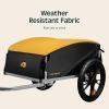 image:imageRetrospec Rover Hauler Bike Cargo Trailer  Foldable Frame with WeatherResistant Fabric amp 80lb Capacity  Universal Bike Trailer for 2029in Wheels  Includes Safety Flag amp DRing AnchorsSun