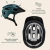 image:imageRetrospec Rowan Mountain Bike Helmet with Adjustable ErgoKnob Fit System  14 Ventilation Ports Removable Visor amp EPS Foam Interior  Lightweight MTB ProtectionSuperior Blue