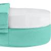 image:imageRetrospec Sedona Zafu Meditation Cushion Filled wBuckwheat Hulls  Yoga Pillow for Meditation Practices  Machine Washable 100 Cotton Cover amp Durable Carry Handle RoundSea Glass