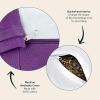 image:imageRetrospec Sedona Zafu Meditation Cushion Filled wBuckwheat Hulls  Yoga Pillow for Meditation Practices  Machine Washable 100 Cotton Cover amp Durable Carry Handle RoundMulberry