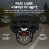 image:imageRetrospec Silas Road Bike Helmet with 24 Air Vents amp Builtin LED Safety Light  Adjustable Adult Cycling Protection 5461cm  Padded amp Lightweight DesignMatte Black