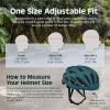 image:imageRetrospec Silas Road Bike Helmet with 24 Air Vents amp Builtin LED Safety Light  Adjustable Adult Cycling Protection 5461cm  Padded amp Lightweight DesignMatte Superior Blue