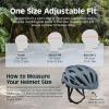 image:imageRetrospec Silas Road Bike Helmet with 24 Air Vents amp Builtin LED Safety Light  Adjustable Adult Cycling Protection 5461cm  Padded amp Lightweight DesignMatte Graphite