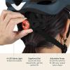 image:imageRetrospec Silas Road Bike Helmet with 24 Air Vents amp Builtin LED Safety Light  Adjustable Adult Cycling Protection 5461cm  Padded amp Lightweight DesignMatte Graphite