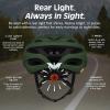 image:imageRetrospec Silas Road Bike Helmet with 24 Air Vents amp Builtin LED Safety Light  Adjustable Adult Cycling Protection 5461cm  Padded amp Lightweight DesignMatte Forest