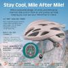 image:imageRetrospec Silas Road Bike Helmet with 24 Air Vents amp Builtin LED Safety Light  Adjustable Adult Cycling Protection 5461cm  Padded amp Lightweight DesignMatte Desert Rose