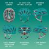 image:imageRetrospec Silas Road Bike Helmet with 24 Air Vents amp Builtin LED Safety Light  Adjustable Adult Cycling Protection 5461cm  Padded amp Lightweight DesignMatte Teal