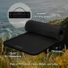 image:imageRetrospec Solana Yoga Mat 1 Thick wNylon Strap for Men amp Women  Non Slip Exercise Mat for Home Yoga Pilates Stretching Floor amp Fitness WorkoutsBlack