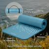 image:imageRetrospec Solana Yoga Mat 1 Thick wNylon Strap for Men amp Women  Non Slip Exercise Mat for Home Yoga Pilates Stretching Floor amp Fitness WorkoutsBlue Mist