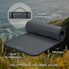 image:imageRetrospec Solana Yoga Mat 1 Thick wNylon Strap for Men amp Women  Non Slip Exercise Mat for Home Yoga Pilates Stretching Floor amp Fitness WorkoutsGraphite