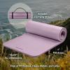 image:imageRetrospec Solana Yoga Mat 1 Thick wNylon Strap for Men amp Women  Non Slip Exercise Mat for Home Yoga Pilates Stretching Floor amp Fitness WorkoutsViolet Haze