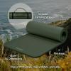 image:imageRetrospec Solana Yoga Mat 1 Thick wNylon Strap for Men amp Women  Non Slip Exercise Mat for Home Yoga Pilates Stretching Floor amp Fitness WorkoutsWild Spruce