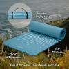 image:imageRetrospec Solana Yoga Mat Thick 12in NonSlip Workout Mat with Nylon Strap  72x24in Exercise Mat for Pilates Stretching amp Fitness  BPA Free Easy CleanBlue Mist