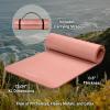 image:imageRetrospec Solana Yoga Mat Thick 12in NonSlip Workout Mat with Nylon Strap  72x24in Exercise Mat for Pilates Stretching amp Fitness  BPA Free Easy CleanRose