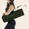 image:imageRetrospec Solana Yoga Mat Thick 12in NonSlip Workout Mat with Nylon Strap  72x24in Exercise Mat for Pilates Stretching amp Fitness  BPA Free Easy CleanWild Spruce