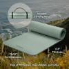 image:imageRetrospec Solana Yoga Mat Thick 12in NonSlip Workout Mat with Nylon Strap  72x24in Exercise Mat for Pilates Stretching amp Fitness  BPA Free Easy CleanSage