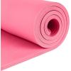 image:imageRetrospec Solana Yoga Mat Thick 12in NonSlip Workout Mat with Nylon Strap  72x24in Exercise Mat for Pilates Stretching amp Fitness  BPA Free Easy CleanPink Dahlia
