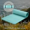 image:imageRetrospec Solana Yoga Mat Thick 12in NonSlip Workout Mat with Nylon Strap  72x24in Exercise Mat for Pilates Stretching amp Fitness  BPA Free Easy CleanBlue Ridge