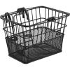 image:imageRetrospec Apollo Detachable Front Bike Basket Steel HalfMesh with Integrated Detachable Hooks and BuiltIn Handle Easy Assembly and Portability for BicyclesBlack