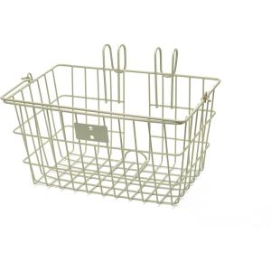 image:imageRetrospec ApolloLite LiftOff Bike Basket  Detachable Steel Handlebar Basket with Carrying Handle for Commuting Shopping amp Beach Trips  145in x 95in WeatherResistant Biking GearMoss Green