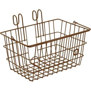 image:imageRetrospec ApolloLite LiftOff Bike Basket  Detachable Steel Handlebar Basket with Carrying Handle for Commuting Shopping amp Beach Trips  145in x 95in WeatherResistant Biking GearBrown