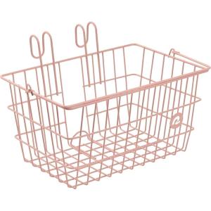 image:imageRetrospec ApolloLite LiftOff Bike Basket  Detachable Steel Handlebar Basket with Carrying Handle for Commuting Shopping amp Beach Trips  145in x 95in WeatherResistant Biking GearBlush