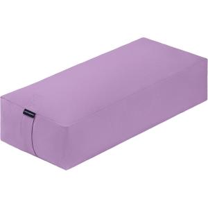 image:imageRetrospec Retrospec Sequoia Rectangular Yoga Bolster Pillow  Meditation Cushion for Yoga Practices  Includes Machine Washable 100 Cotton Cover amp Durable Carry HandleWisteria