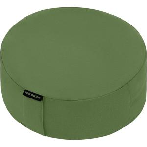 image:imageRetrospec Sedona Zafu Meditation Cushion Filled wBuckwheat Hulls  Yoga Pillow for Meditation Practices  Machine Washable 100 Cotton Cover amp Durable Carry Handle RoundBasil