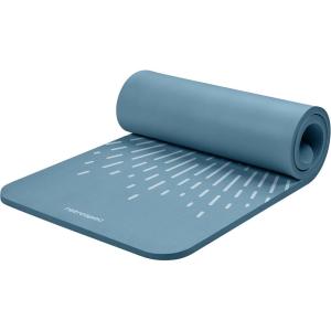 image:imageRetrospec Solana Yoga Mat 1 Thick wNylon Strap for Men amp Women  Non Slip Exercise Mat for Home Yoga Pilates Stretching Floor amp Fitness WorkoutsBlue Mist
