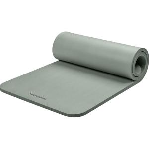 image:imageRetrospec Solana Yoga Mat 1 Thick wNylon Strap for Men amp Women  Non Slip Exercise Mat for Home Yoga Pilates Stretching Floor amp Fitness WorkoutsSage