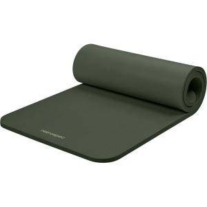 image:imageRetrospec Solana Yoga Mat 1 Thick wNylon Strap for Men amp Women  Non Slip Exercise Mat for Home Yoga Pilates Stretching Floor amp Fitness WorkoutsWild Spruce