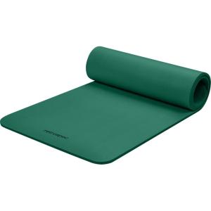 image:imageRetrospec Solana Yoga Mat Thick 12in NonSlip Workout Mat with Nylon Strap  72x24in Exercise Mat for Pilates Stretching amp Fitness  BPA Free Easy CleanElm Green