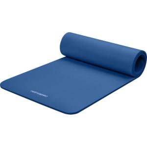 image:imageRetrospec Solana Yoga Mat Thick 12in NonSlip Workout Mat with Nylon Strap  72x24in Exercise Mat for Pilates Stretching amp Fitness  BPA Free Easy CleanDenim Blue