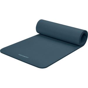 image:imageRetrospec Solana Yoga Mat Thick 12in NonSlip Workout Mat with Nylon Strap  72x24in Exercise Mat for Pilates Stretching amp Fitness  BPA Free Easy CleanOcean Blue