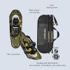 image:imageRetrospec Drifter Snowshoes amp Trekking Poles Bundle with Adjustable Bindings  Lightweight Aluminum Snow Shoes for Women amp Men  All Terrain Hiking amp Winter SportsOlive