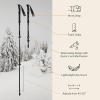 image:imageRetrospec Drifter Snowshoes amp Trekking Poles Bundle with Adjustable Bindings  Lightweight Aluminum Snow Shoes for Women amp Men  All Terrain Hiking amp Winter SportsBlack Ice