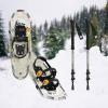 image:imageRetrospec Drifter Snowshoes amp Trekking Poles Bundle with Adjustable Bindings  Lightweight Aluminum Snow Shoes for Women amp Men  All Terrain Hiking amp Winter SportsLaurel